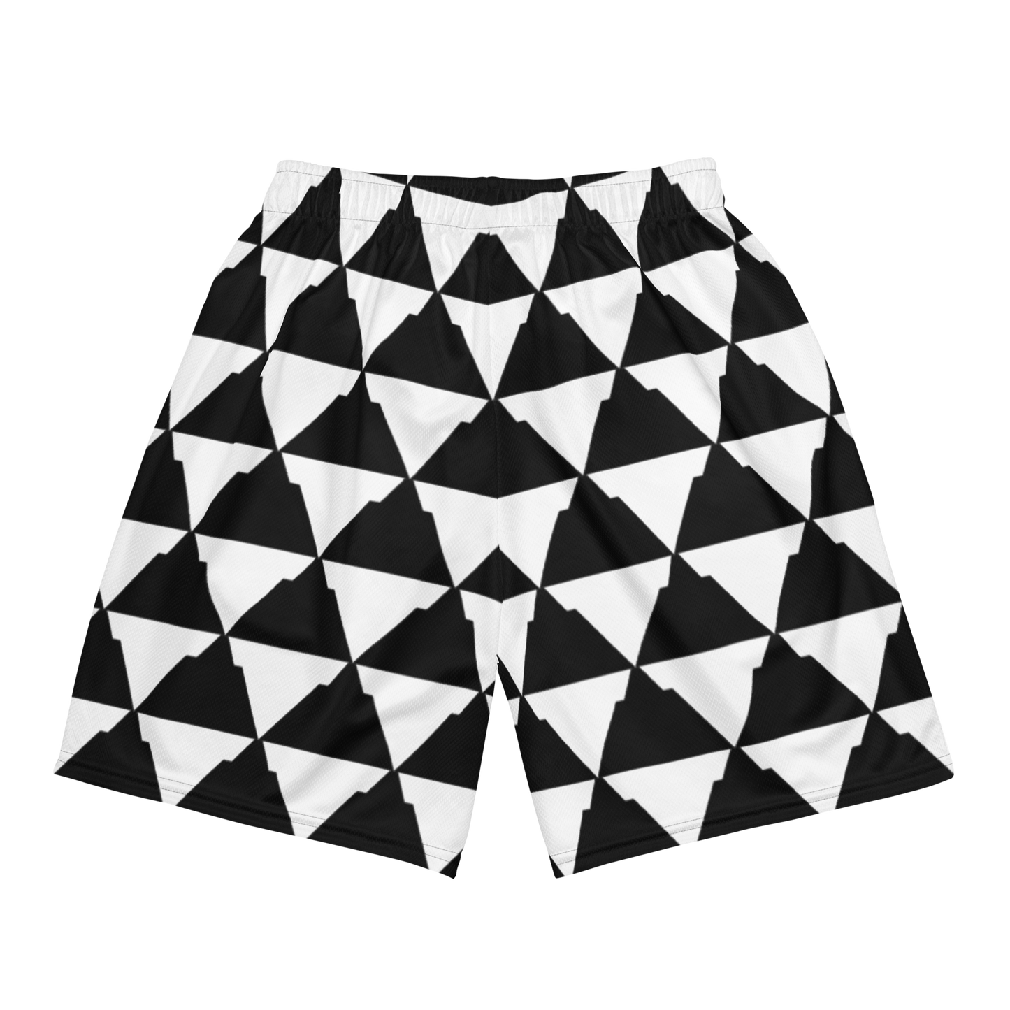 Pyramid Pattern Mesh Shorts
